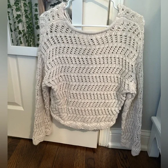 American Eagle Boho Crochet Sweater - Picture 3 of 4